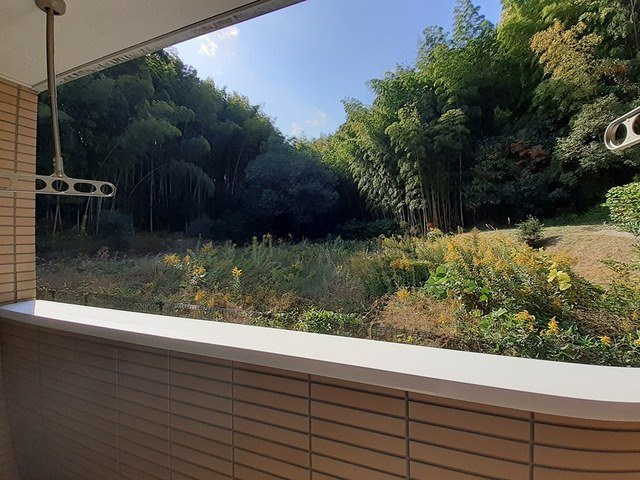 ラ・シュシュのバルコニー|陽当たり良好なバルコニーです