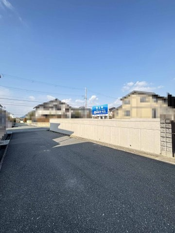 美賀多台２丁目土地　１号地の前面道路含む現地写真|南西側公道幅員約6.0ｍ