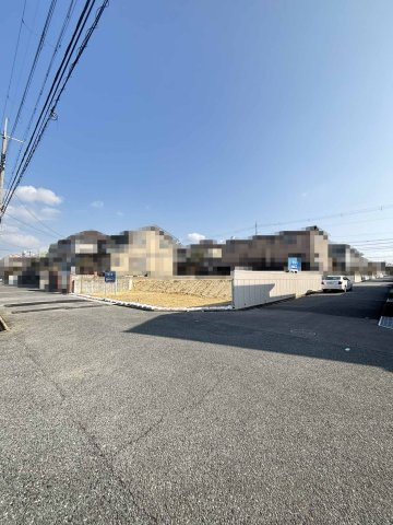 美賀多台２丁目土地　１号地の前面道路含む現地写真|北西側公道幅員約6.0ｍ、南西側公道幅員約6.0ｍ
