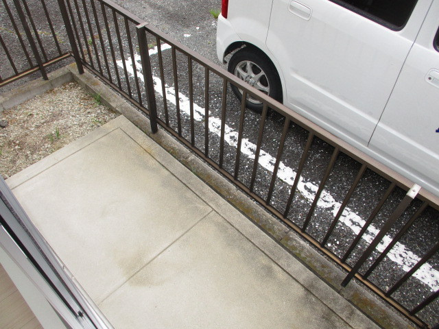 ペアハイツのバルコニー