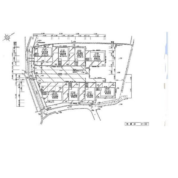 和泉市寺門町１丁目のテラスの区画図