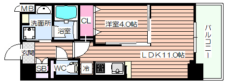 【間取り】 | 江坂　和