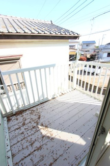 【バルコニー】 | 鎌ヶ谷市軽井沢戸建 | 陽当たりが良いバルコニー！洗濯物が良く乾きそうです！
