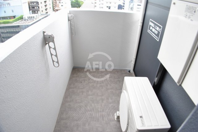 プレミアムコート谷町4丁目のバルコニー|プレミアムコート谷町4丁目　バルコニー