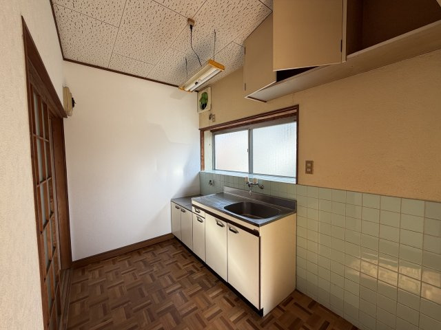 玉名郡長洲町大字宮野のテラスのキッチン