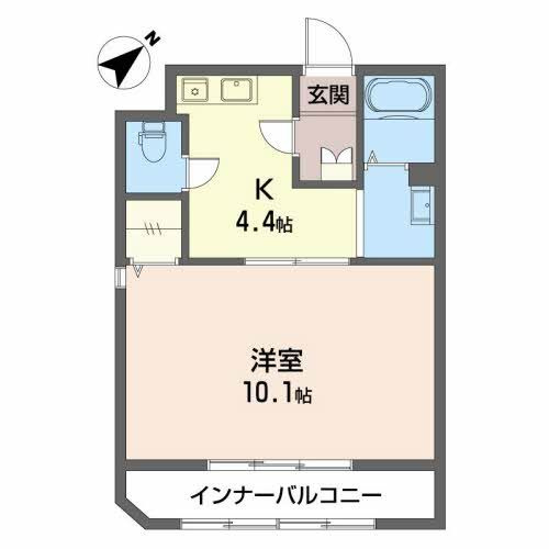 【間取り】 | Ｍ’ｓグランデージ | インナーバルコニー
