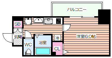 【間取り】 | プレサンス梅田北パワーゲート