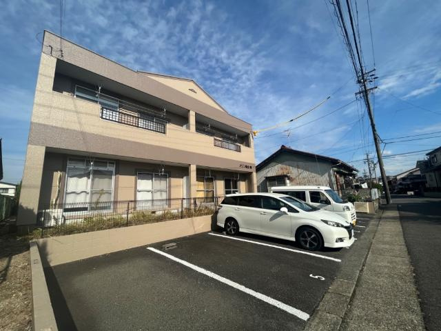 メゾン城土A棟（北）・B棟（南）の展望|外観写真（昼）