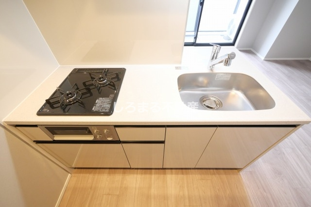 レジュールアッシュ谷町四丁目グランクラスのキッチン