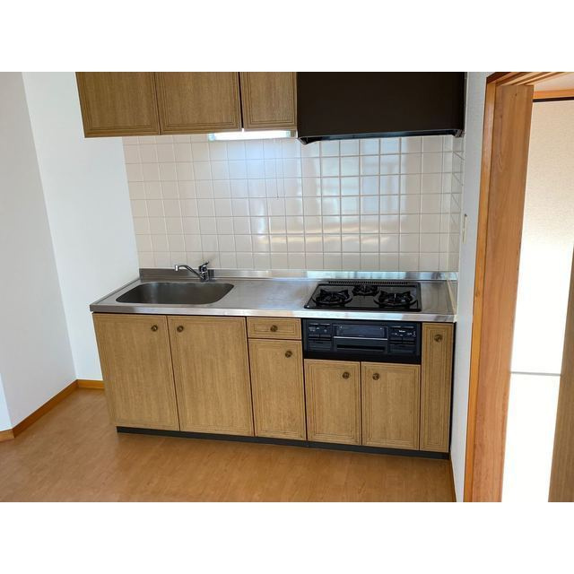 第５岩田ハイツのキッチン|お料理しやすいキッチンです