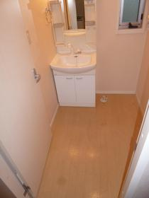 レーベンハイムの洗面所|広い洗面スペース