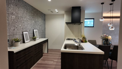 【キッチン】 | 益城クロスウェイ | コンパクトなキッチンで掃除もラクラク