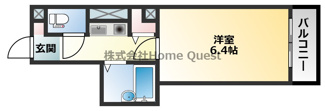 【間取り】 | ビラ菱屋西
