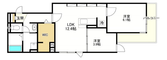 D-ROOM瓜破SOUTHの間取り