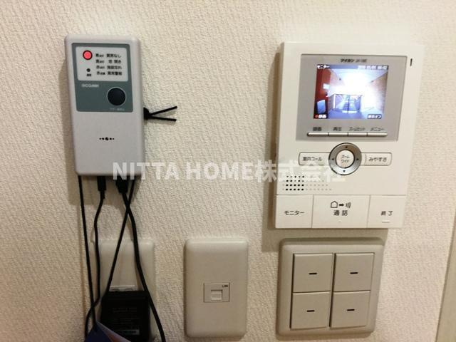メルヴェイユＢのセキュリティ|ＴＶドアホンを設置済み◎