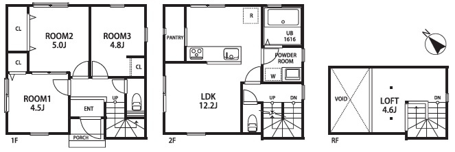 白山4丁目・売地の参考プラン