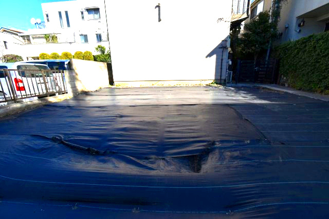 白山4丁目・売地の外観