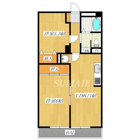 エーデルワイスの間取り|使いやすい間取り！