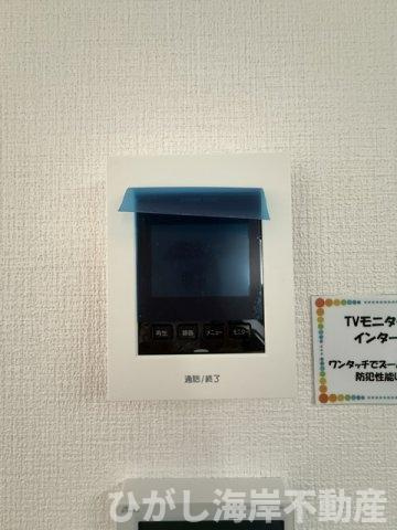 茅ヶ崎市東海岸南4丁目　新築戸建　全２棟のセキュリティ|TVモニター付きインターフォン