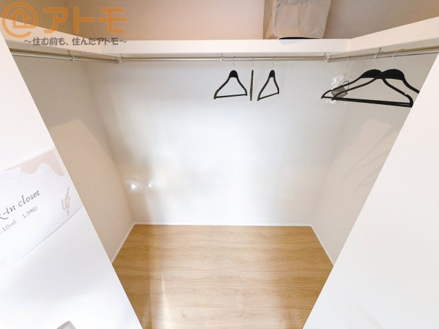 【収納】 | 駿河区中吉田　新築戸建　全1棟 | 収納家具を減らせる容量の大きなクローゼット♪