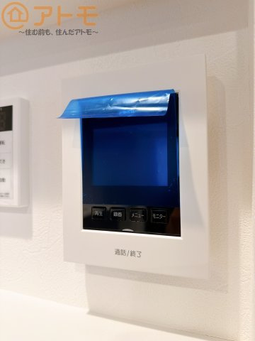 【防犯設備】 | 駿河区中吉田　新築戸建　全1棟 | TVモニター付きインターホンは訪問者を確認することができて、防犯性に優れています♪