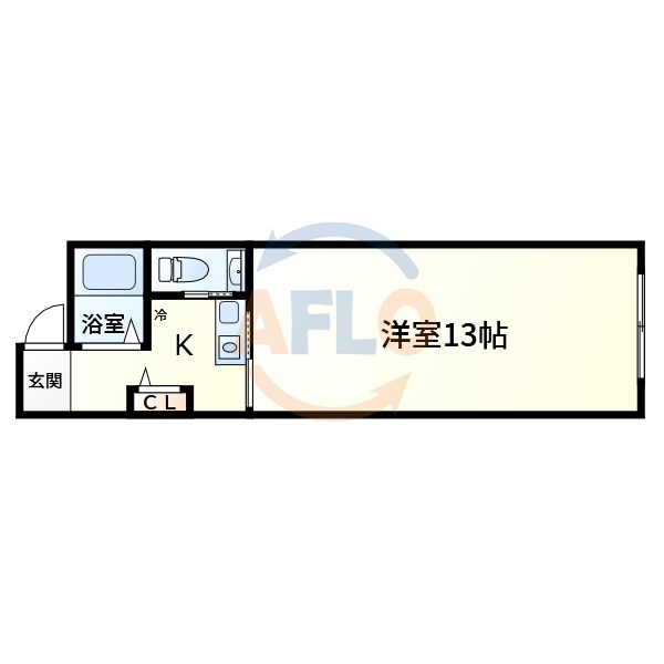 グランディスタ谷町9丁目の間取り|グランディスタ谷町九丁目　間取り