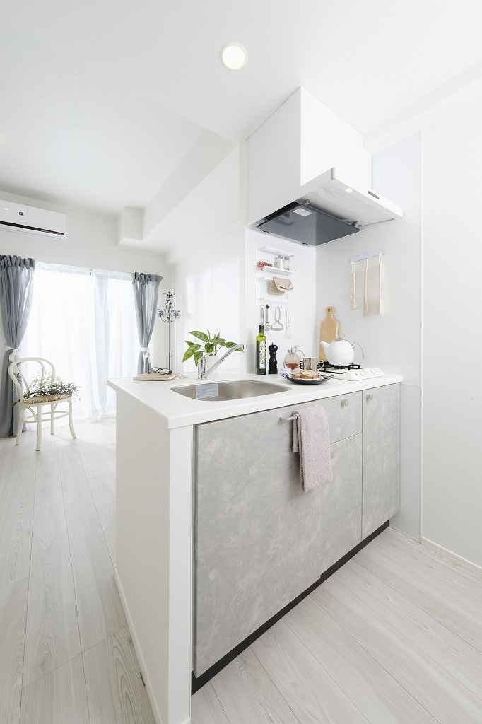 エンクレスト博多駅南FITのキッチン|使いやすいキッチンです