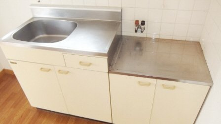 ＴＯハイツ５８のキッチン|２口ガスコンロ設置可