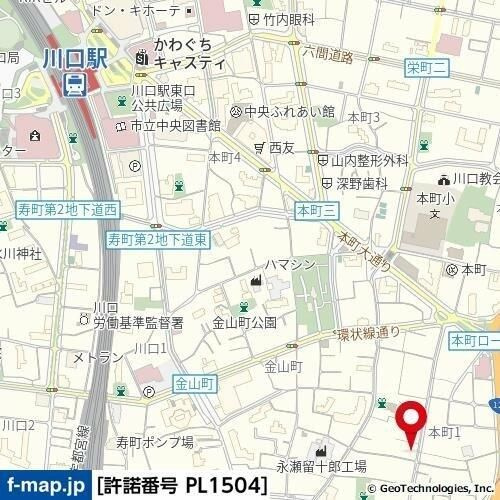 スパシエトラッド川口の地図