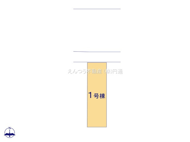 鴨付町1期の区画図