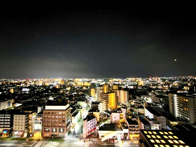 ヴィエント西宮（フレンテ西館）の展望|昼も夜も違った表情を楽しめる景色です。