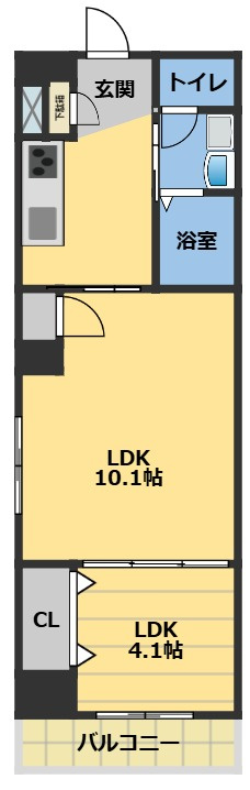 カーサ　ステラの間取り