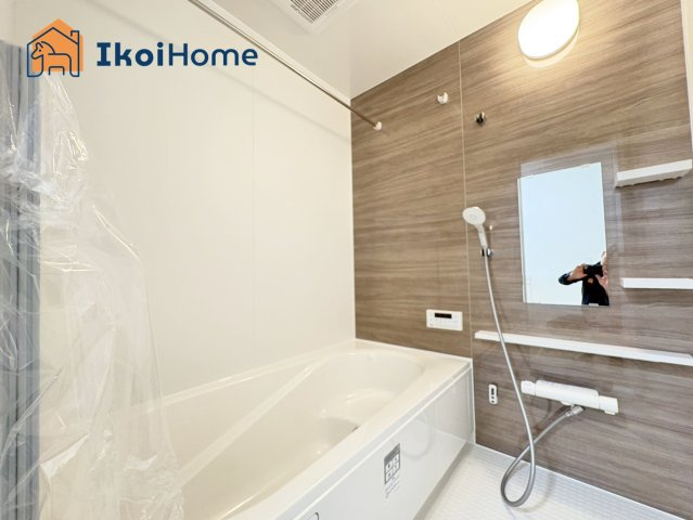 神戸市西区糀台２期　１号棟　新築戸建の浴室|【ホームページに現地動画掲載中】●年中無休：当日予約可●1坪タイプの広々したユニットバスになります