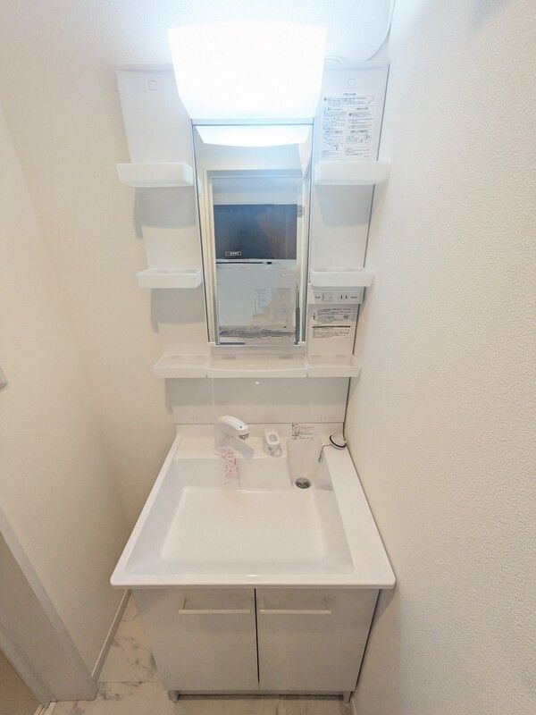 SパレスⅥの独立洗面台