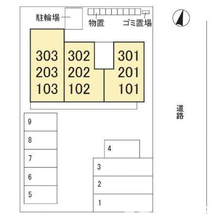 アヴニール シャトーの区画図
