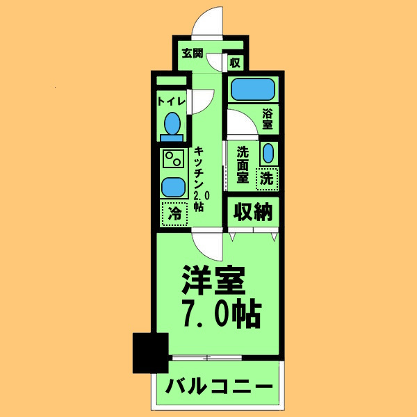 RAFFLE OZONEⅡ -South Garden-の間取り