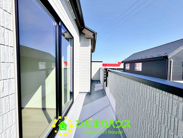 久喜市青毛１丁目6番　新築一戸建て　Bのバルコニー