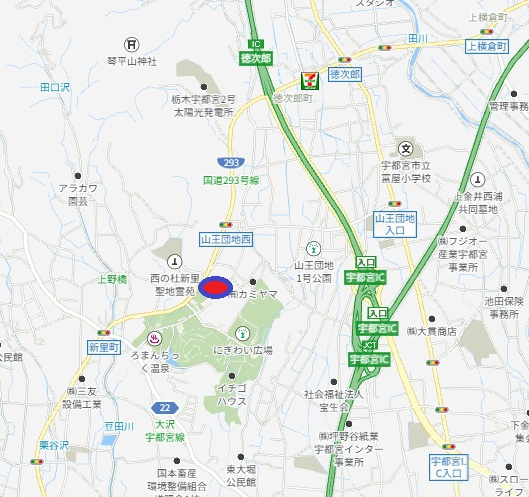 宇都宮市新里町丙　土地　予約済の地図