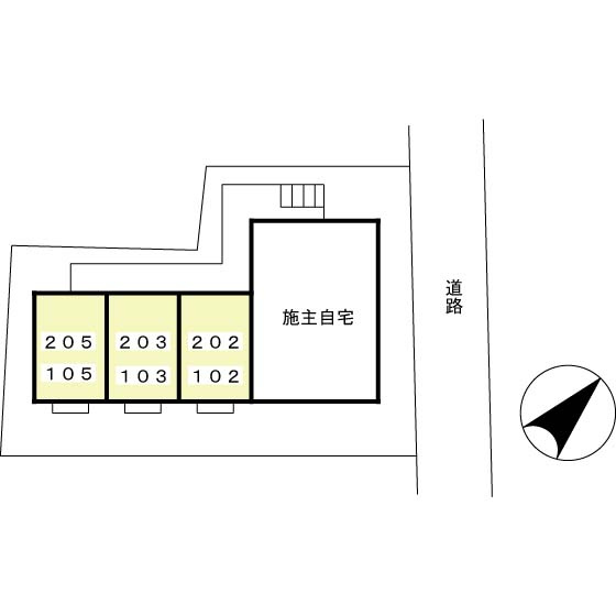 小石川ハイツの区画図