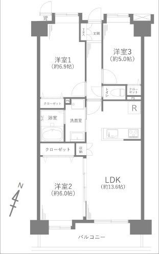 【間取り】の画像
