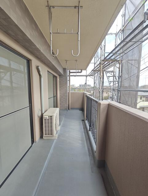 パークサイド長坂のバルコニー