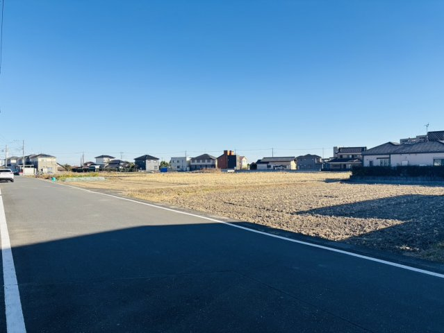 敷地面積118坪　売地　川越市鴨田の外観|現地（2025年12月）撮影　日当たり良好♪