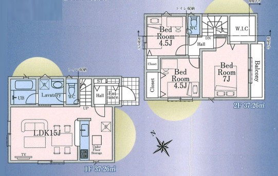 【間取り】 | 1号棟