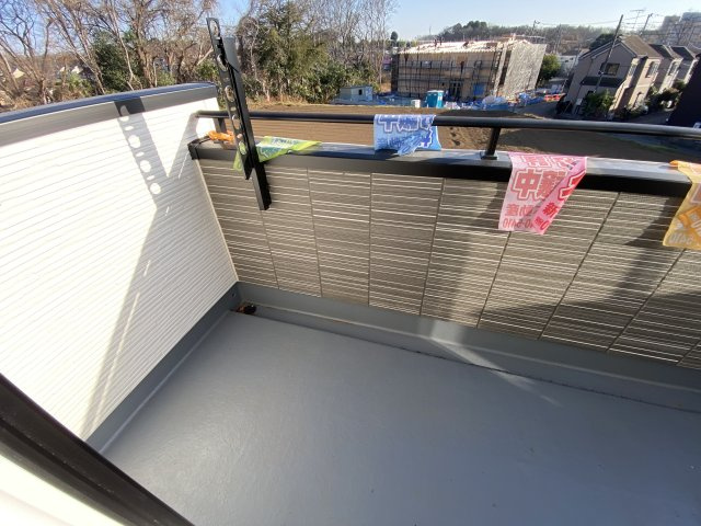 所沢市下安松 全11棟のバルコニー