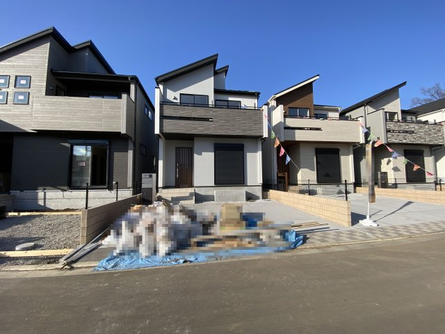 所沢市下安松 全11棟の前面道路含む現地写真