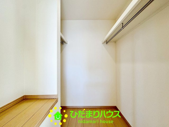 久喜市青毛１丁目6番　新築一戸建て　Dの収納|収納力の高いWIC仕様です。