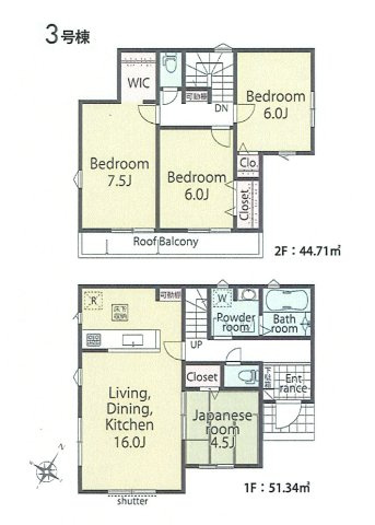 青梅市大門2丁目　新築戸建全3棟