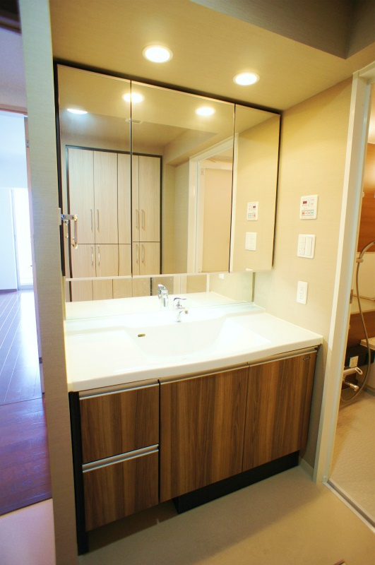 ザ・ライオンズ久留米ウェリスタワーの洗面所|広い洗面スペース※別号室の写真です
