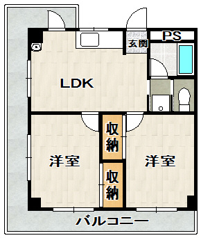 メゾンイン宝塚の間取り