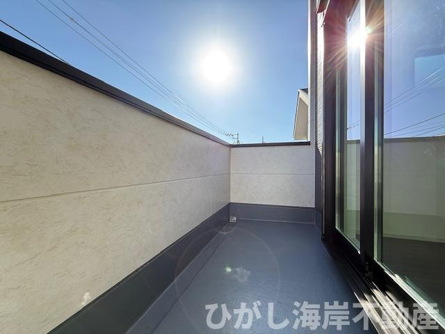 茅ヶ崎市柳島2丁目　新築戸建　全２棟のバルコニー|バルコニー